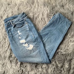 Lane Bryant Distressed Boyfriend Jeans